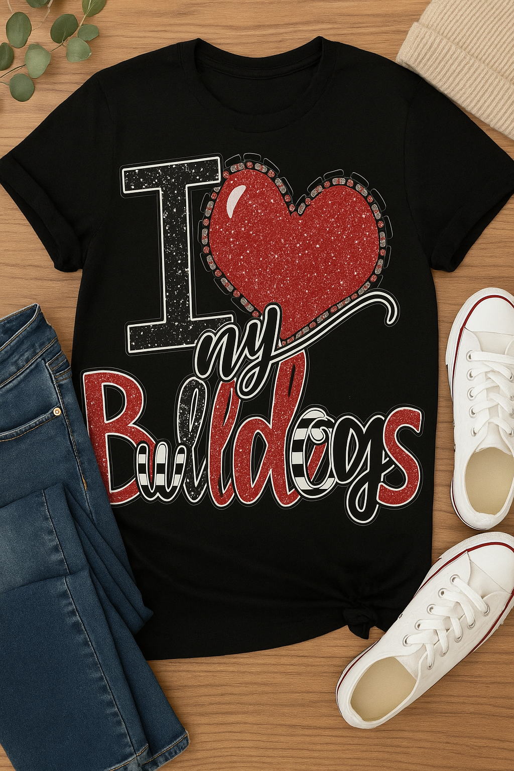 I love my Bulldogs Tee