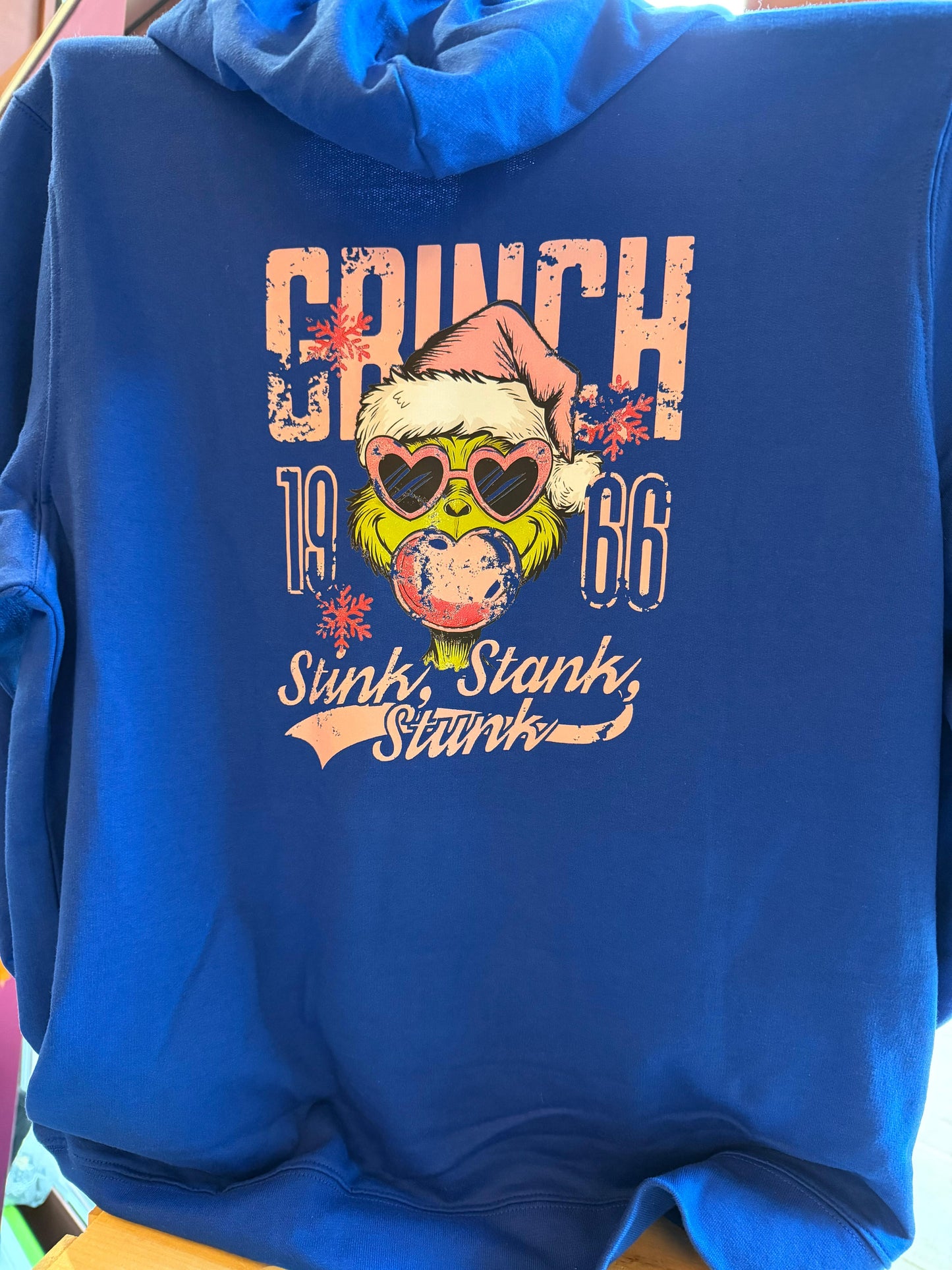 1966 Vintage-Style Hoodie – Stink, Stank, Stunk