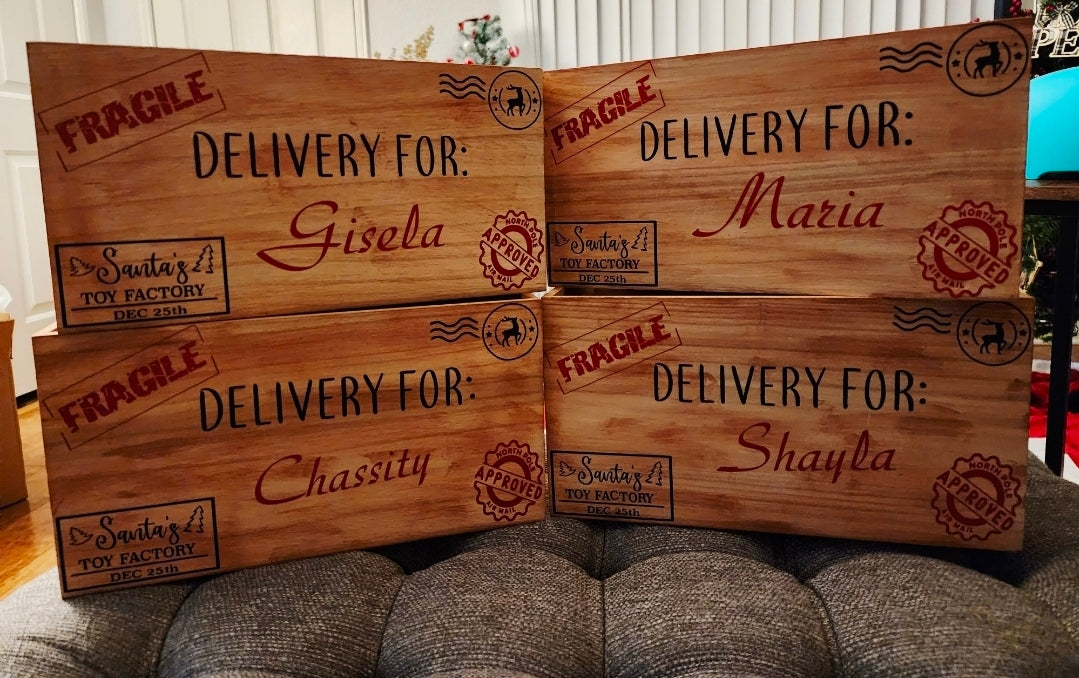 Christmas Eve Crate Box